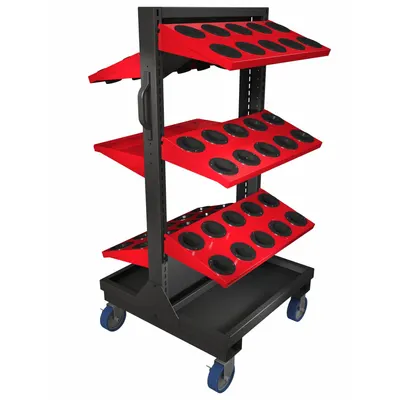HUOT Tool Holder Cart: For NMTB50 Taper - Mobile CNC Toolholder Racks