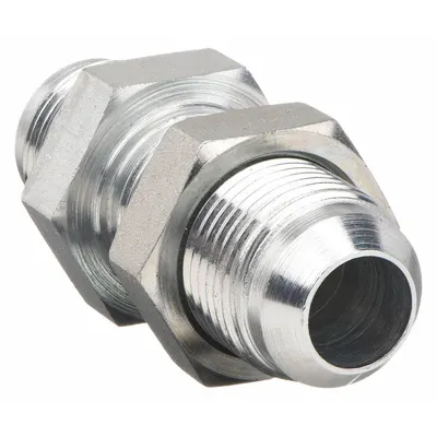 AEROQUIP Hydraulic Hose Adapter: 1 in x 1 in Fitting Size, Male x Male, JIC x JIC - JIC-to-JIC Steel Hydraulic Hose Adapters