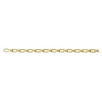 PEERLESS Plumber Chain: Brass, 23 lb Working Load Limit, Plumber, 1/2 in Link Inside Lg, Brass (MPN 7652012)