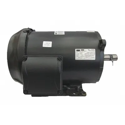 Dayton General Purpose Motor: Rigid Base Mount, Totally Enclosed Fan Cooled, 7 1/2 hp - Rigid Base 3-Phase General Purpose AC Motors