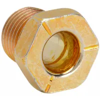 Flared Fitting Nut: 3/16 in OD Fitting Size, Flared, 3/8"-24 Thread Size A, Steel, 4 PK (MPN BR157)