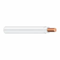 Wire: Copper, 14 AWG, 1 Conductors, Solid, White, 25 ft Lg, THHN/THWN (MPN 11580885)