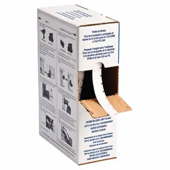 This precut label roll consists of 1/2 in x 1/2 in white gloss polyester labels rated for temperatures from -94°F to 230°F. Compatible with the M710 printer series, it is used for on-demand identification in industrial environments such as asset tagging, cable marking, and component labeling.
