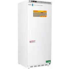 This upright explosion-proof freezer provides a 20 cu ft storage capacity with an adjustable temperature range of -25°C to -15°C. It features manual defrost and a right-hinged door. Designed for use in hazardous environments where flammable vapors may be present, it is suitable for storing volatile materials in laboratories and industrial settings.