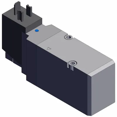 SMC Solenoid Air Control Valve: Three-Way / Two-Position, Single Solenoid, Female BSPT - SMC VP Series Directional Control Valves