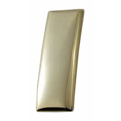 This metallic insignia is a smooth LT. bar in gold finish, measuring 1 inch. It is made of metal and attaches via a clutch pin. Typically used on uniformed service dress to denote rank.