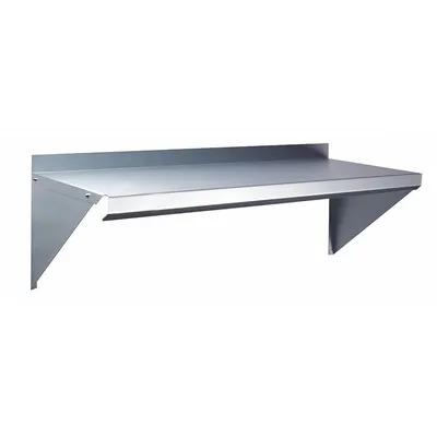 OEM Wall Shelf: 48 in x 12 in x 13 in - Steel Solid Wall-Mount Shelving