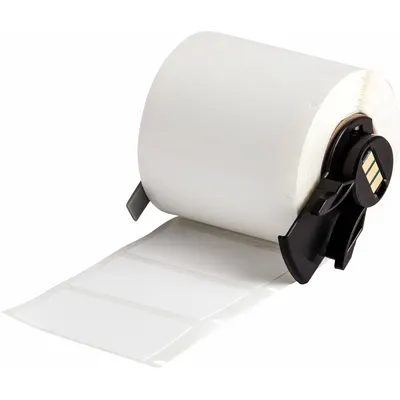 BRADY Wraparound Label: 1 in x 1 29/32 in, Nylon - Brady Precut Label Rolls