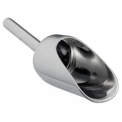 Stainless Steel Lab Scoop, 500 mL, 316 Grade, Silver, GMP Compliant