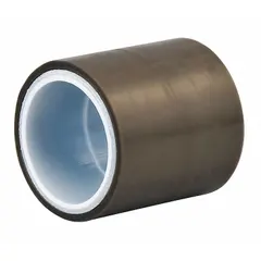 This PTFE slick surface tape is a silicone, polytetrafluoroethylene film with a gray color, designed for sealing applications. It provides a non-stick, heat-resistant release layer for use in packaging, food processing, and heat-sealing equipment.