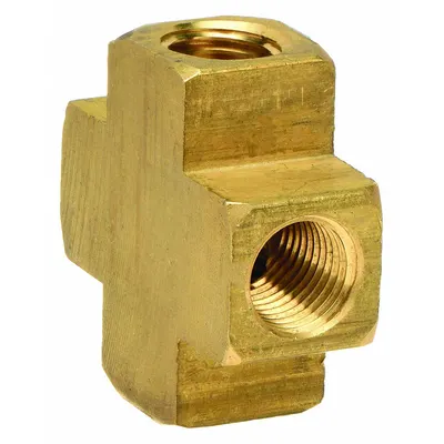PARKER Metal Pipe Cross: Cross, 1/2 in x 1/2 in x 1/2 in x 1/2 in, 1,000 psi - Threaded High-Pressure Pipe Fittings