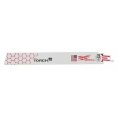 This 5-pack of thin-metal-cutting reciprocating saw blades features a 9-inch length and 0.04-inch thickness. With 24 teeth per inch and a rigid body, these blades are designed for straight cuts in sheet metal, tubing, and thin profiles.