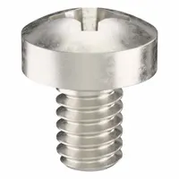 Machine Screw: M2x0.40 Thread Size, 3 mm Lg, 18-8, Stainless Steel, Plain, Pan, Phillips, 50 PK (MPN ZSCRW-208)