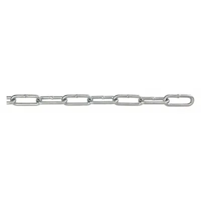 PEERLESS Straight Chain: Carbon Steel, 440 lb Working Load Limit, Straight - Welded Straight-Link Tailgate Chains