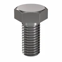 Hex Head Cap Screw: Steel, Class 8.8, Plain, M12, Metric, 25 mm lg, Fully Threaded, Metric, 50 PK (MPN HC3812025-050P1)