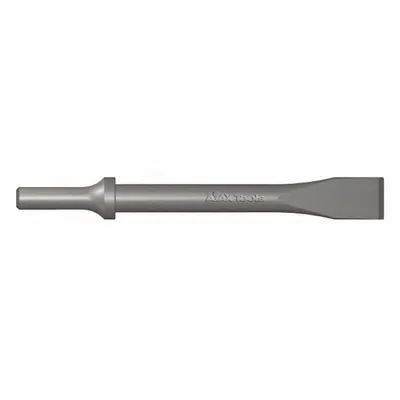 AJAX Chisel: 0.401 in Shank Size, Round, Round, 3/4 in Chisel Tip Wd - Flat Chisels for Air Hammers