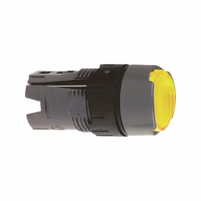 SCHNEIDER Push Button: 16 mm Mounting Size, Non-Metallic - Illuminated Flush-Mount Push-Button Operators