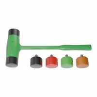 Mallet: Thermoplastic Polyurethane Handle, 4 lb Head Wt, 2 in Dia, 6 1/4 in Head Lg (MPN AM4RTFMEDB)