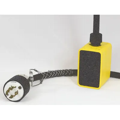 KH INDUSTRIES Pendant Drop Outlet Box: 50 ft Lg, 12/4, L14-20P Plug, 4 Outlets, 20 A Current - Pendant Drop Outlet Boxes