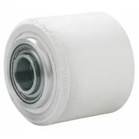 GKS-PERFEKT Replacement Roller: Repl Roller, Machinery Skates, 6-13439, RL6, White (MPN 4-10018)