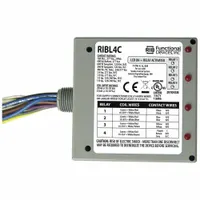 RIB Enclosed Pre-Wired Relay: 10 A Rating, 10-30V AC/DC, 3PST-NO/SPDT, 0.50 in NPT (MPN RIBL4C)