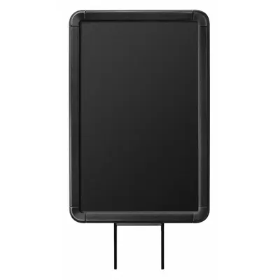 LAVI Sign Frame: Black - Sign Frames for Post Tops