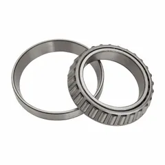Tapered roller bearing assembly with 3 1/4 in bore, 5 3/4 in OD, and 1.625 in cone width. Features carbon steel rings and a pressed steel cage. Inch-system design for combined radial and axial loads in industrial machinery, gearboxes, conveyors, and heavy equipment.