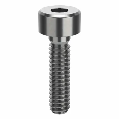 AMPG Socket Head Cap Screw: M2.5x0.45 Thread Size, 8 mm Lg, Std, Plain, Stainless Steel - Metric System Standard Socket Head Cap Screws