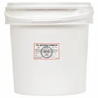 MEDEGEN MEDICAL PRODUCTS Laboratory Pail: 255.52 mm Overall Ht, Polypropylene, 257.3 mm Body Dia (MPN P02-H80002)