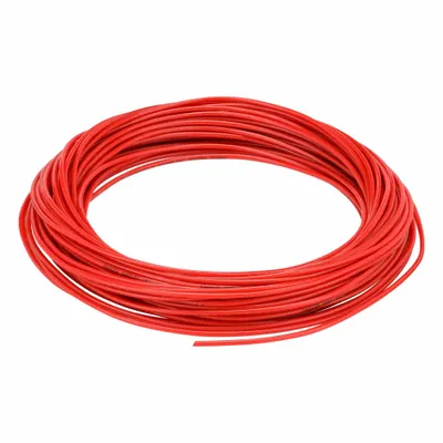 PARKER Standard Polyurethane Tubing, 1/16 in ID, 1/8 in OD, 100 ft, Red