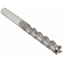 General purpose carbide square end mill with TiCN coating for increased hardness and wear resistance. Features 4 flutes, 3/4" mill diameter, 1-1/2" length of cut, and 6" overall length. Suitable for milling ferrous materials such as steel, stainless steel, and cast iron.