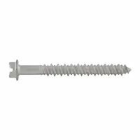 DEWALT Screw Anchor: 1 3/4 in Overall Lg, 3/16 in Dia, Steel, Stalgard®, Hex, Hex, Steel, 2,000 PK (MPN DFM2ELG341)
