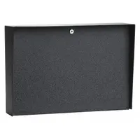 PEDESTAL PRO Outdoor Housing: 14 in Overall Ht, Black, Cover Housing, 6 in x 20 in, Black (MPN Lando-CS-20x14-E)