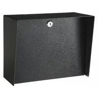 PEDESTAL PRO Outdoor Housing: 8 in Overall Ht, Black, Cover Housing, 6 in x 10 in, Black (MPN Lando-CS-10x8-E)