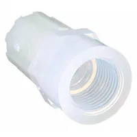 Flared Fitting Elbow: 1/2 in Pipe x 1/2 in OD Fitting Size, Flared/Threaded, PFA (MPN FAFS-88)