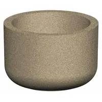 Planter Bollard: Circle, Gray, 24 in Overall Ht, Round Shape, Gray (MPN RP36X24)