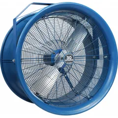 This PATTERSON fan head features a 30-inch blade diameter driven by a 1 hp, three-phase motor. It operates at a single speed with a voltage rating of 208 to 230/460V AC. The non-oscillating design is suited for spot cooling and air circulation in industrial environments such as factories, warehouses, and workshops.