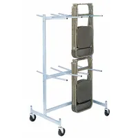 RAYMOND PRODUCTS Chair Cart: 500 lb, 43 1/2 in L x 32 in W x 84 in H, For 40 Chairs, (4) Swivel (MPN 920L)