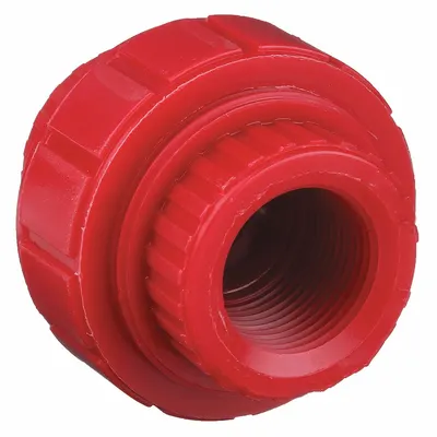 NIBCO Pipe Union: Polyvinylidene, 2 in x 2 in Fitting Pipe Size, Schedule 80 - UV-Resistant Schedule 80 Pipe Fittings