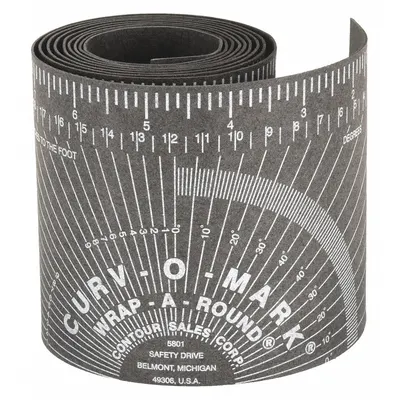 JACKSON SAFETY Wrap-Around Tape Measure, 3 in to 10 in Pipe Diameter - Wrap-Around Tape Measures
