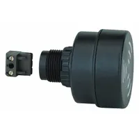 WERMA Buzzer: Buzzer Sound, 0.03 W Watt, 115V AC/DC, Indoor/Outdoor, 10900077, 52 mm dia