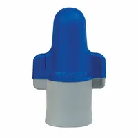 3M Twist-On Wire Connectors: Blue/Gray, Wire Sizes 14 AWG – 6 AWG, 600 V, 50, PK (MPN B/G+BOX)