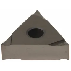 Triangle indexable turning insert for CNC lathes, used in turning, facing, and profiling operations. Suitable for machining ferrous and non-ferrous materials.