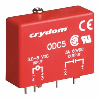 CRYDOM Output Module: PCB Relay Mounting, 4 Pins, 8V DC Input - PCB-Mounted Modules