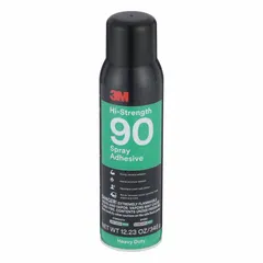 This clear, web-pattern aerosol adhesive bonds strongly to metal and is compatible with concrete and masonry. It offers high tack for interior-only applications and meets LEED credits. The 12.23 oz can delivers a spray pattern suitable for bonding laminates and other materials in interior settings.