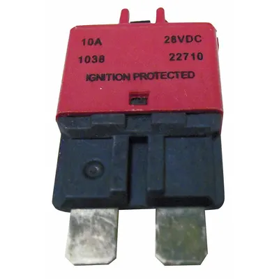 BUSSMANN Automotive Circuit Breaker: CB227, 28V DC, 2 kA at 28V DC - Plug-In Mount Automotive Circuit Breakers