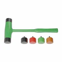 Mallet: Thermoplastic Polyurethane Handle, 2 lb Head Wt, 2 in Dia, 6 1/4 in Head Lg (MPN AM2RTFMEDB)