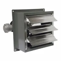 Shutter Mounted Hazardous Location Exhaust Fan: 12 in Blade, 1 Speed, 1/3 hp, 1,640 cfm, 115V AC (MPN SD12-XPF)