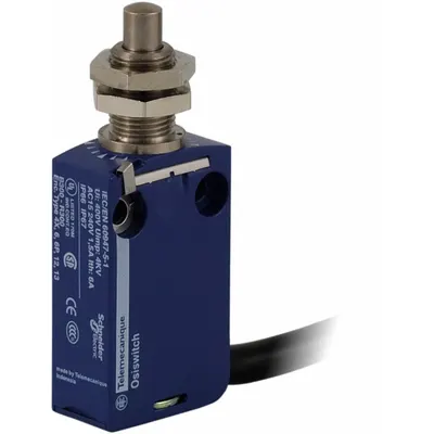 TELEMECANIQUE SENSORS Limit Switch: Plunger Actuator, Non-Metallic, Plunger - Top-Mount Plunger Limit Switches