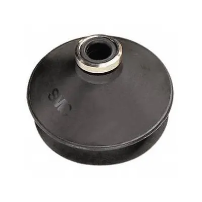 SMC Vacuum Pad: Flat with Ribs, w/o Adapter, 50 mm Pad Dia, Food Grade Silicone Rubber - Flat Type with Ribs Food-Safe Vacuum Pads
